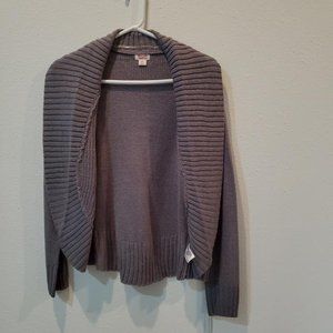 Long-sleeve open sweater